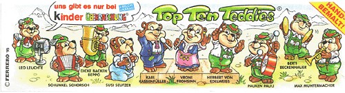 Top Ten Teddies