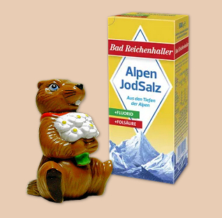 Bad Reichenhaller - hledám sviště s kyticí (viz obrázek)